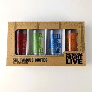 NEW SNL Famous Quotes Tall Shot Glasses